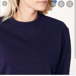 Figs navy pullover top